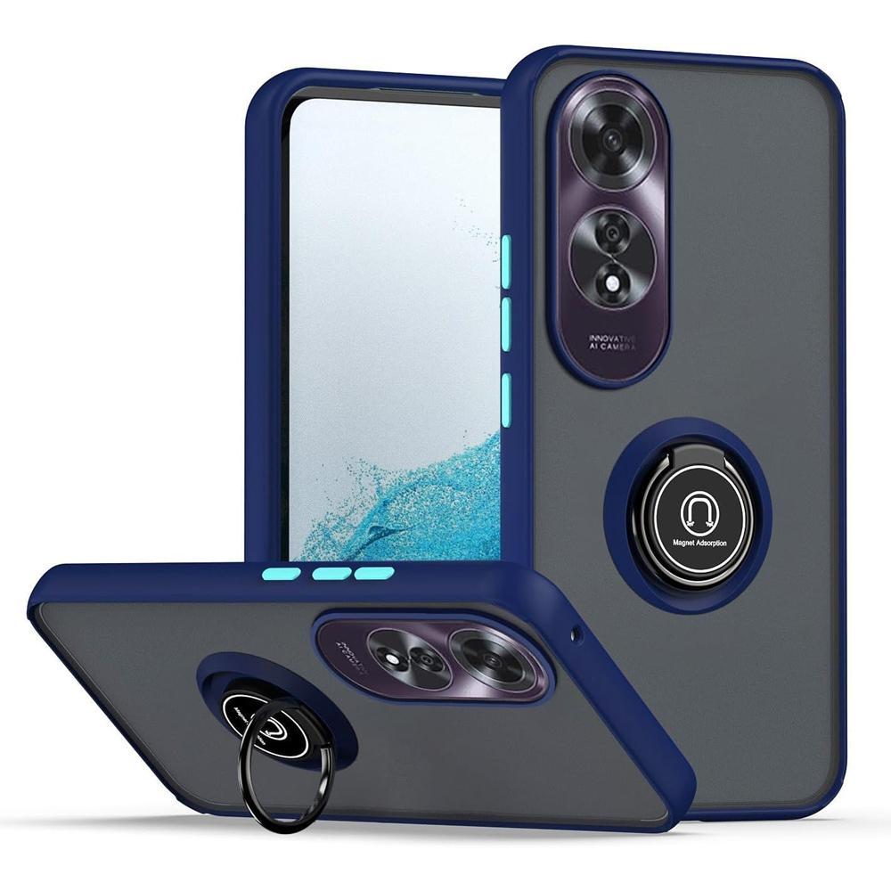 เกราะ Matte เคสโทรศัพท์เหมาะสําหรับ OPPO A60 A40 A40M A80 A79 5G A98 A78 A58 A38 A18 A3 Pro ฝาครอบแห