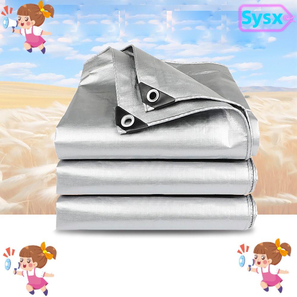 ผ้าใบกันน้ํา SYSX PE, Camping เต็นท์เสื่อกันสาดกลางแจ้งผ้ากันฝน,เรือรถบรรทุกหลังคากันสาด Sun Shade 2