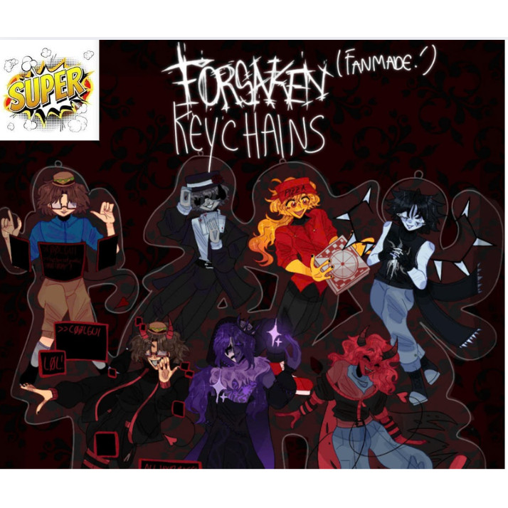 พวงกุญแจ FORSAKEN - พวงกุญแจ - 007n7, Chance, Elliot, Two Time, Noli, C00lkidd