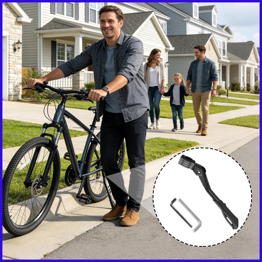 Dirt Bike ขาตั้งเท้าปรับกลับเท้า Fit 24-29in จักรยาน Anti-Slip อลูมิเนียมด้านหลัง Mount ขาตั้งจักรยา