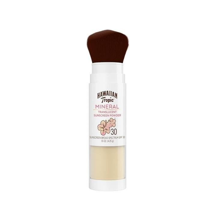 Hawaiian Tropic - Mineral Translucent Powder Brush SPF30 แต่งหน้าเนื้อบางเบา