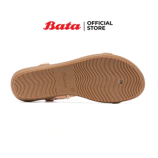 Bata บาจา รองเท้าแฟชั่น ส้นแบน รัดส้น สำหรับผู้หญิง รุ่น GREY สีชมพู รหัส 6615632
