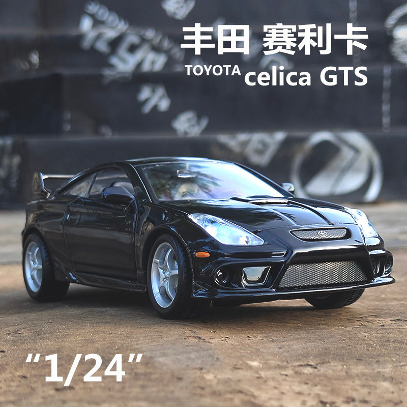 Meritor รูปที่ 1: 24 Toyota Celica Celica GTS รถสปอร์ตจําลองรถรุ่นเด็กของขวัญ