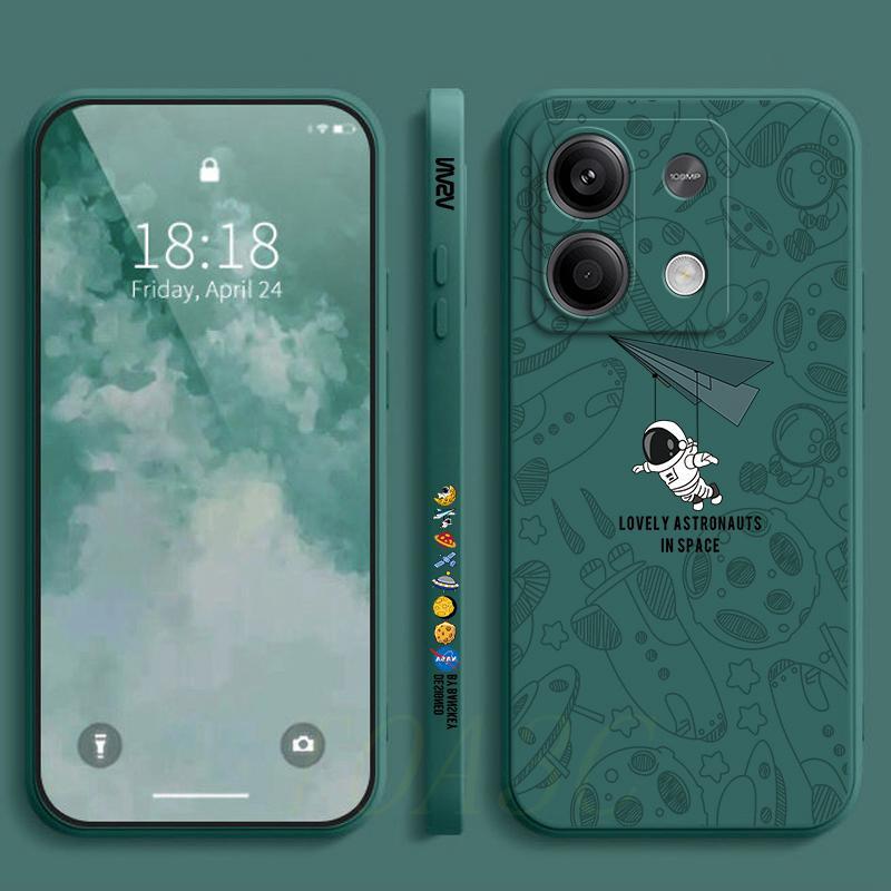 เคส Redmi Note 13 5G / Note13 4G เคสโทรศัพท์ภาพประกอบนักบินอวกาศแบบนิ่มซิลิโคน TKR ราคา ถูกที่สุด ดีลบีเคเค แกลเลอรีภาพที่ 2