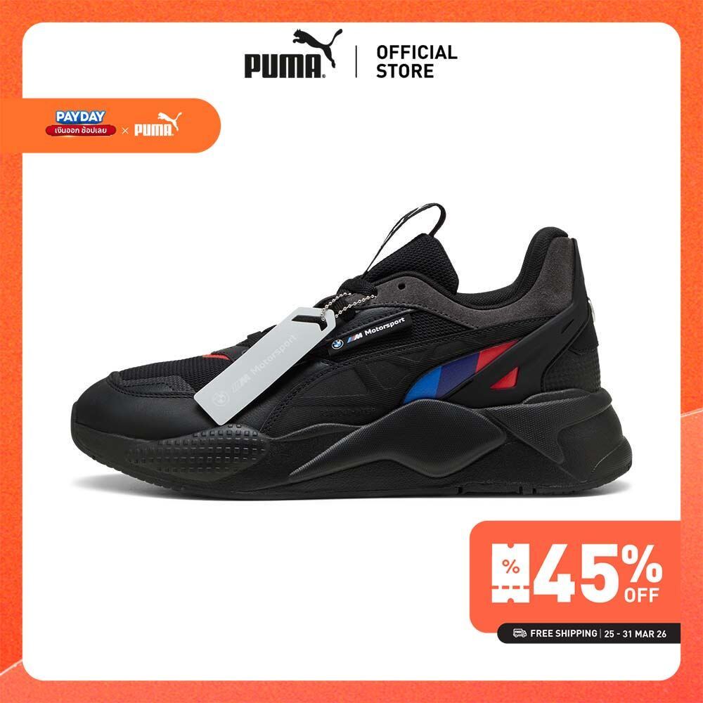PUMA Auto รองเท้าผ้าใบ BMW M Motorsport RS-X ยูนิเซ็กส์ สีดำ - 30893301