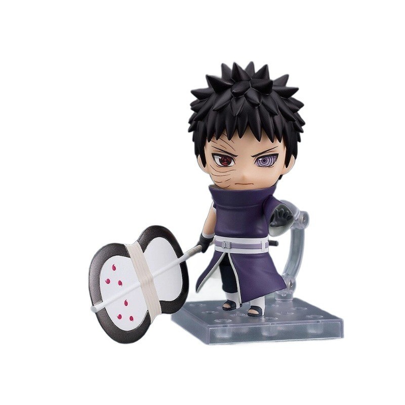 Naruto Shippuden Uchiha Obito 2120 รุ่น Q Action Figure Face Swap Nendoroid PVC ตุ๊กตาคอลเลกชันเครื่