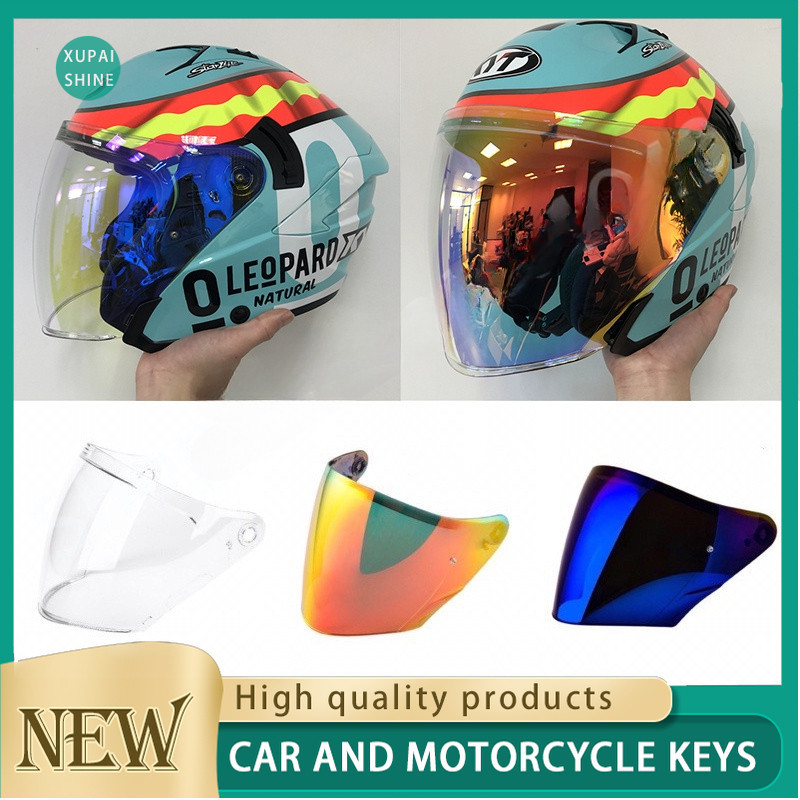 XPS KYT NFJ หมวกกันน็อครถจักรยานยนต์ Visor Shield Face Glass เลนส์ แว่นตารถจักรยานยนต์, แว่นตาขี่, แ