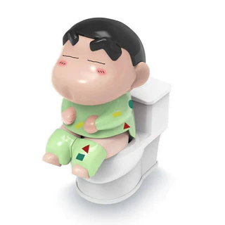 ของเล่นชินจังฉี่น้ำ แกล้งเพื่อน โถส้วมพ่นน้ำ ตลก คลายเครียด มินิของเล่นครีเอทีฟ พร้อมส่ง