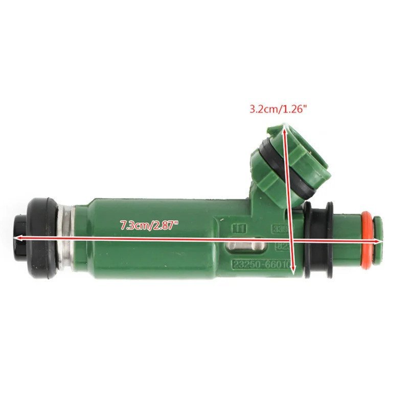 #994F หัวฉีดน้ํามันเชื้อเพลิงใหม่ 23250-66010 สําหรับ TOYOTA LANDCRUISER LX450 1FZ-FE 4.5L V6 (สีเขี