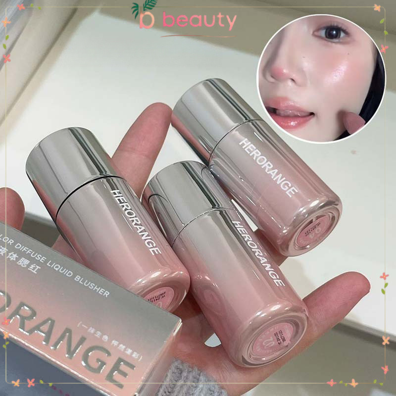 กาแฟนมไทย Low Saturation Liquid Water Blush Natural Red Halo Blood Sense Water Luminous Skin Fake Pl