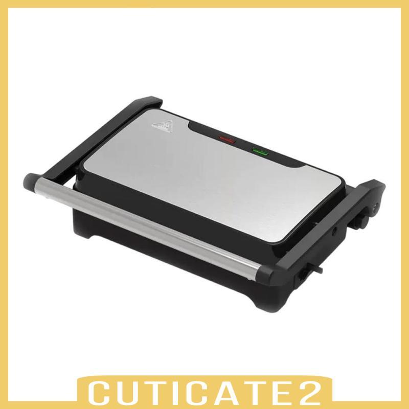 [Cuticate2] Panini Press Grill เครื่องทําแซนวิชทําความสะอาดง่ายมัลติฟังก์ชั่นขนาดกะทัดรัด 750W เครื่