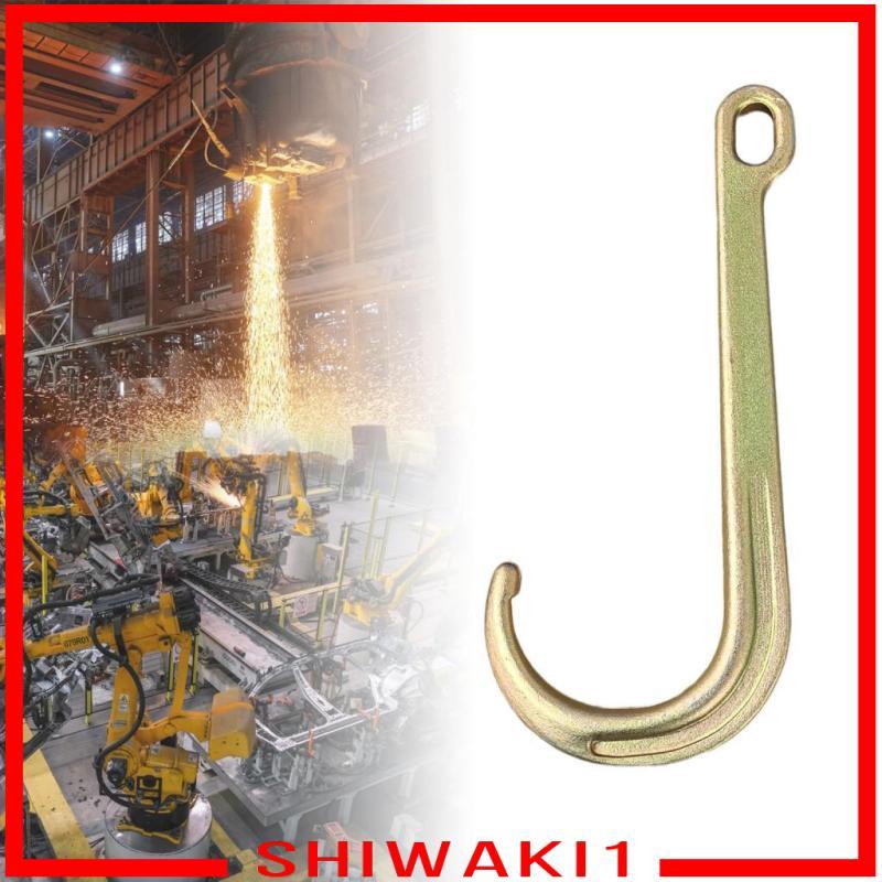 [Shiwaki1] J Hook Heavy Duty Alloy Steel Portable Suspension Hook Straight Handle Hook for