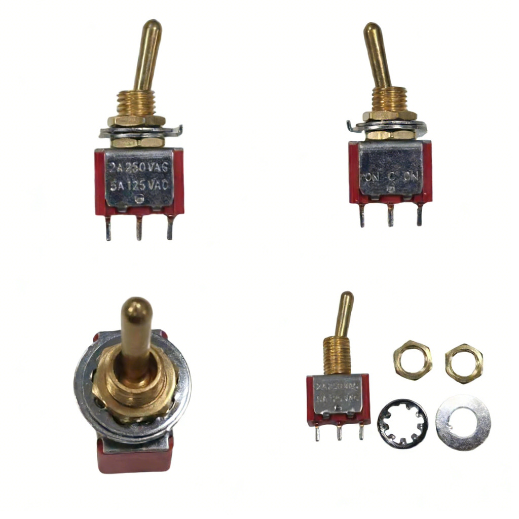 BUYBUYTECH 1 ชิ้น สวิทช์สลับ สีส้ม e-ten1021 2-pin on-off 15A 250V / สวิตซ์ mts - 102 spdt 6A 125VAC/3Aa 250VAC