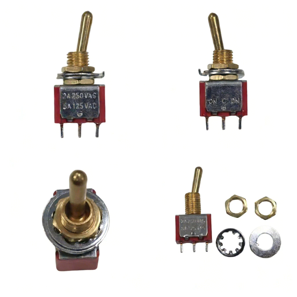 BUYBUYTECH 1 ชิ้น สวิทช์สลับ สีส้ม e-ten1021 2-pin on-off 15A 250V / สวิตซ์ mts - 102 spdt 6A 125VAC/3Aa 250VAC