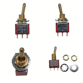 BUYBUYTECH 1 ชิ้น สวิทช์สลับ สีส้ม e-ten1021 2-pin on-off 15A 250V / สวิตซ์ mts - 102 spdt 6A 125VAC/3Aa 250VAC