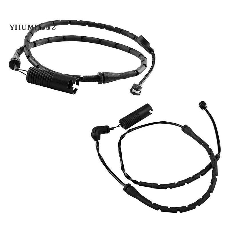 [yhumh002]2ชิ้นแผ่นเบรคหน้า+หลังสวมเซ็นเซอร์ 34351165579 สําหรับ E53 X5 34351165580