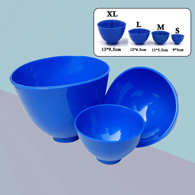 1Pcs Dental Lab Mixing bowl Dental Rubber Bowl Mixing Alginate Plaster Material Soft Rubber Bowl for