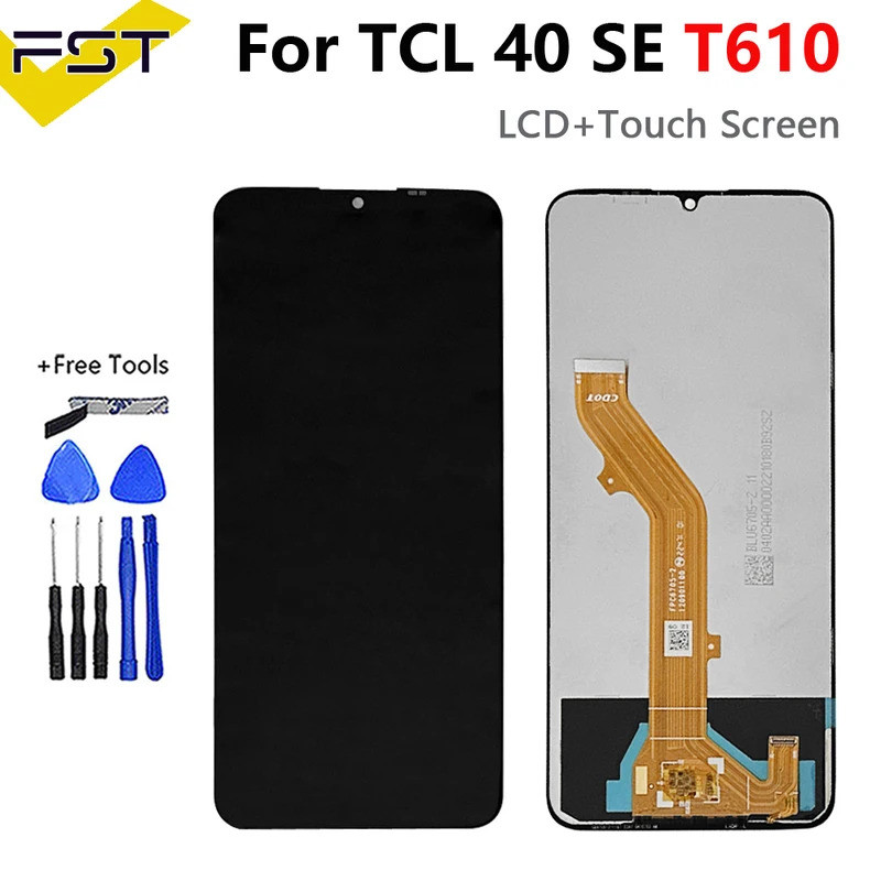 6.75 "สําหรับ TCL 40 SE 40SE จอแสดงผล LCD Touch Screen Digitizer Full Assembly สําหรับ TCL T610 T610