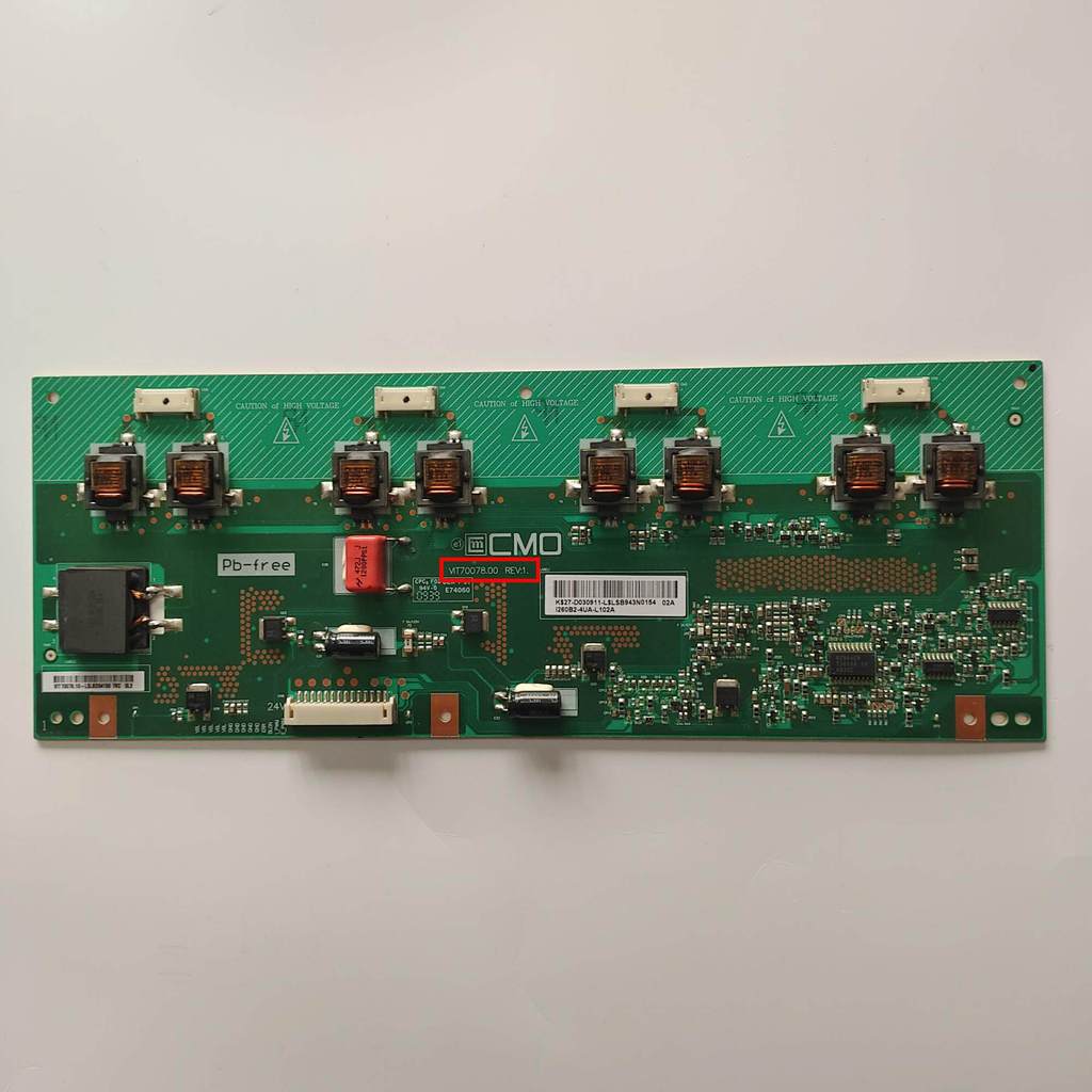 Original Changhong LT26620/610 TCL L26N3 Hill L26R3G บอร์ดแบ็คไลท์แรงดันสูง VIT70078.00