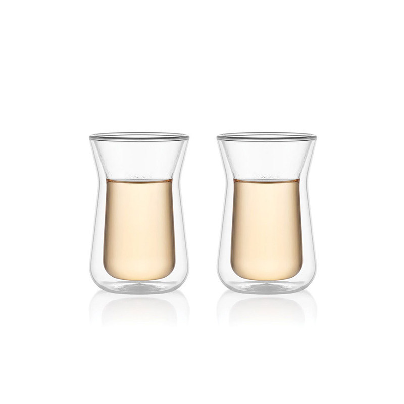 Bodum MELIOR แก้วเทอร์โมผนังคู่ ถ้วยกาแฟ ถ้วยแก้วใส Microwavable Freezer ปลอดภัย MVZL