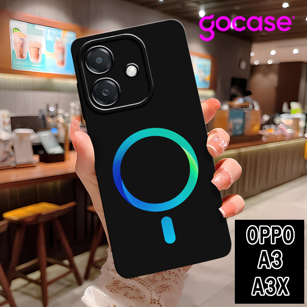 ( ARA 37 ) softcase ซิลิโคน hp เต็มยางยืดหยุ่นสําหรับ oppo a3 และ oppo a3x l Pro กล้อง l ซิลิโคน l เ