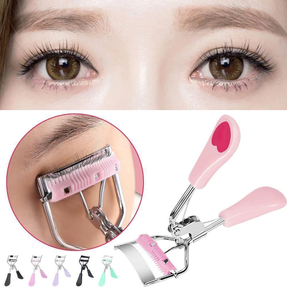 Professional 2 In 1 หวี Eyelash Curler Eyelash Curling เครื่องมือความงามสําหรับ All Eye Shapes ธรรมช