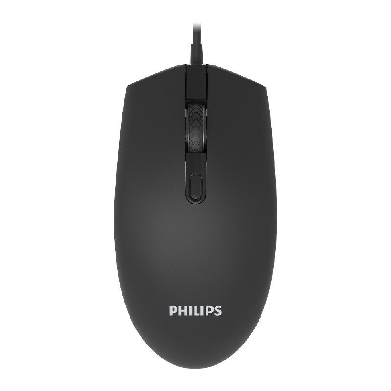 PHILIPS เมาส์ แบบมีสาย รุ่น SPK7204 สีดำ