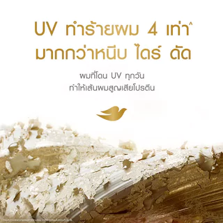 Dove Ferulic+ UV Repair & Glow Damage Therapy Bi-Phase Serum + Oil 77ml โดฟ เซรั่มบำรุงผม.