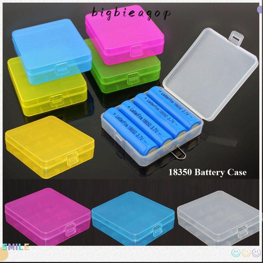 กล่องแบตเตอรี่ BIGBIEGOP 18650, แบตเตอรี่โคบอล AA AA AA 4 ก้อน, กล่องแบตเตอรี่พลาสติกกันลื่นคุณภาพสู