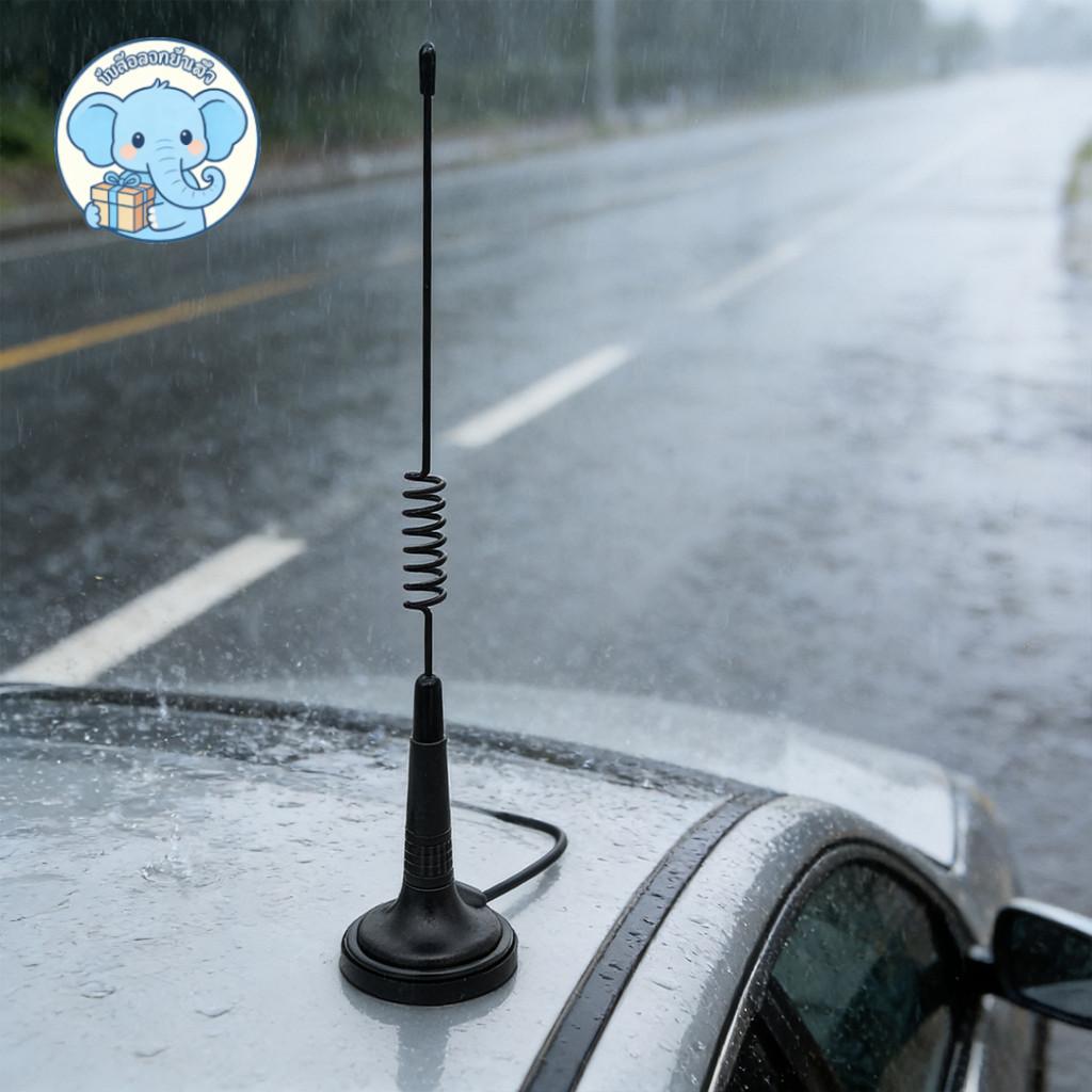 27MHz ฐานแม่เหล็ก CB เสาอากาศวิทยุระยะไกล 27MHz CB เสาอากาศวิทยุแม่เหล็ก 4 M RG58 สําหรับรถบรรทุกรถย