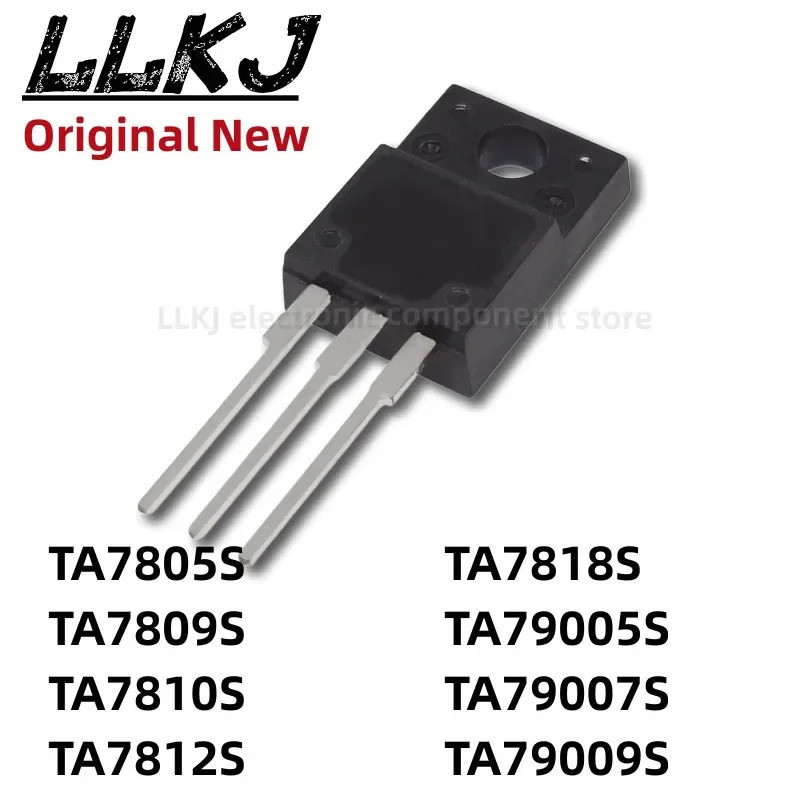 5pcs TA7805 7809 7810 7812 7818 79005 79007 79009S TO220F Field Effect ทรานซิสเตอร์