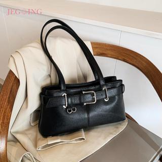 กระเป๋าวินเทจขนาดใหญ่สำหรับผู้หญิง ทำจากหนัง PU สไตล์เรโทร ใ…