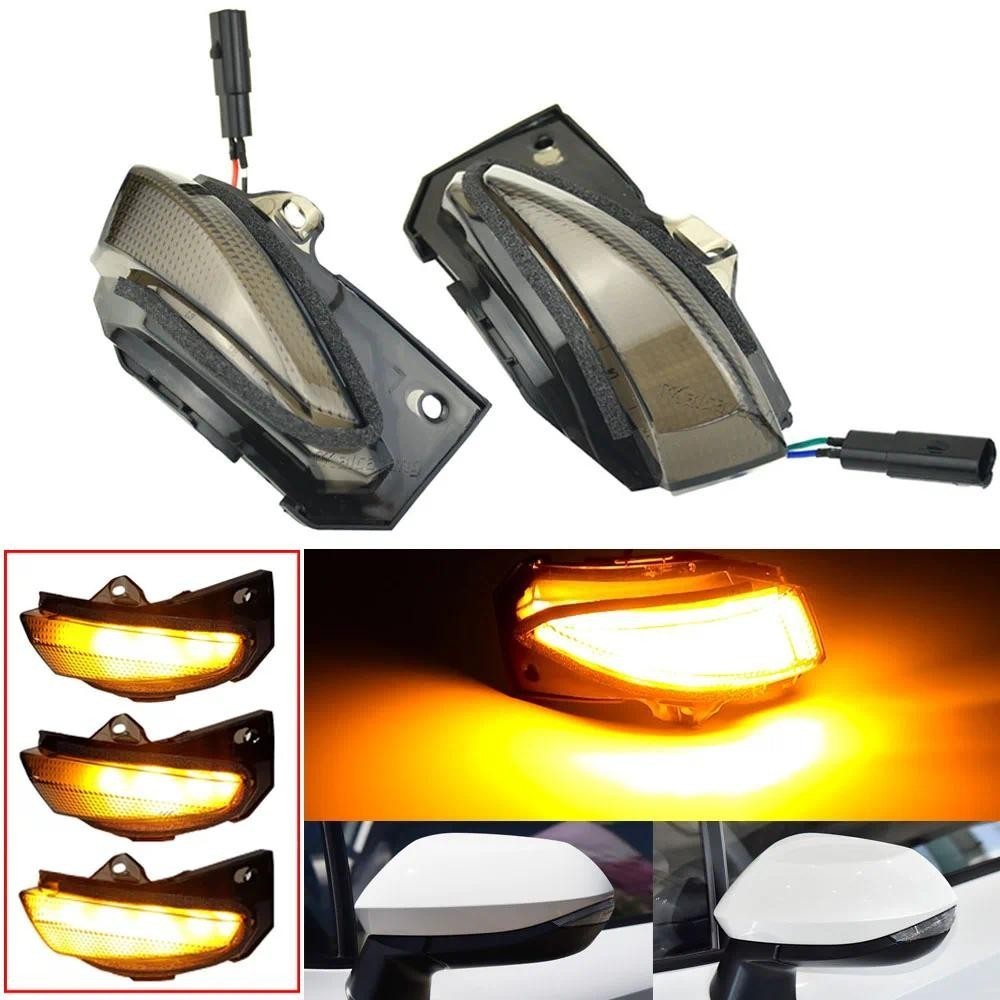 รถแบบไดนามิก LED ไฟเลี้ยวด้านหลังดูกระจกลําดับโคมไฟสําหรับ Toyota Corolla Sport E210 Sienta XP170 Ya