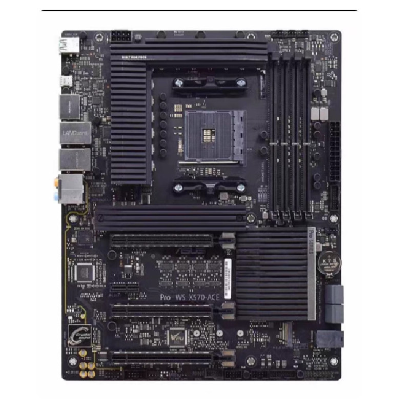 Asus PRO WS X570-ACE Workstation เมนบอร์ดเดสก์ท็อป AM4 รองรับ 2600 3700 5950xcpu