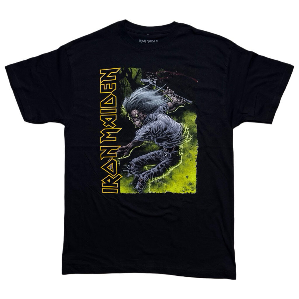 เสื้อวง IRON MAIDEN T-SHIRT - TO TAME A LAND (2024)(BLACK)