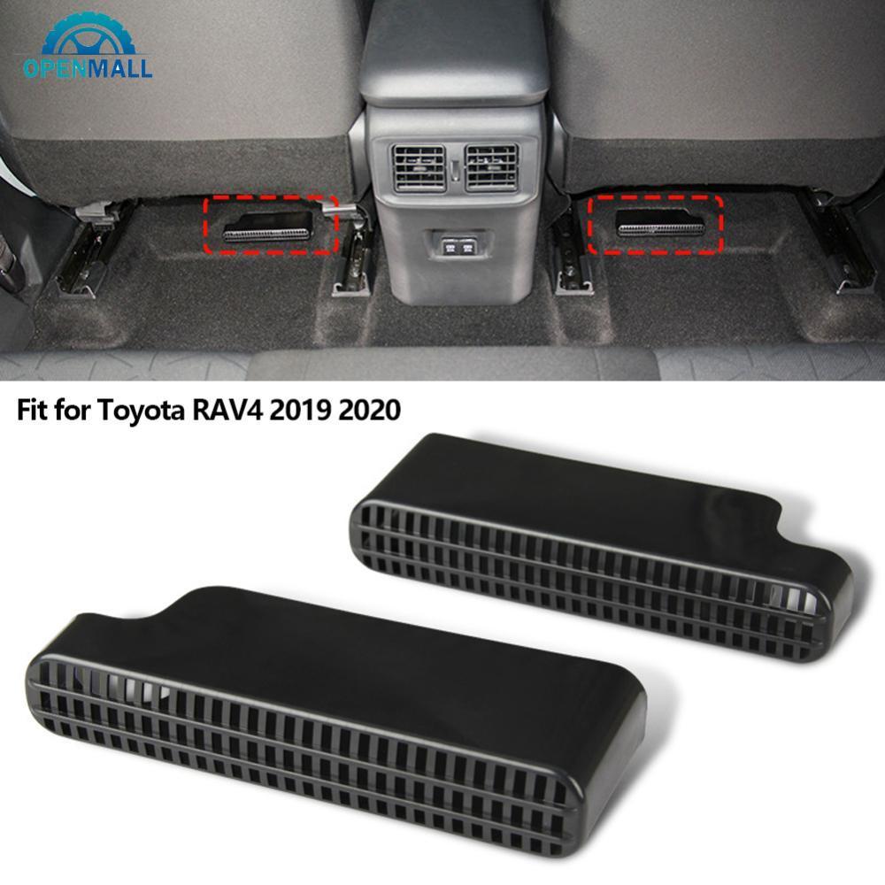 OPENMALL 2pcs Car Air Conditioner Outlet Cover เบาะหลังความร้อนชั้น AC Air Outlet ตารางสําหรับ Toyot