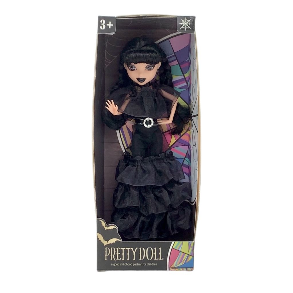 Adams Family Wednesday Doll Academy ชุดนักเรียน เครื่องแต่งกาย raven Doll zy260107
