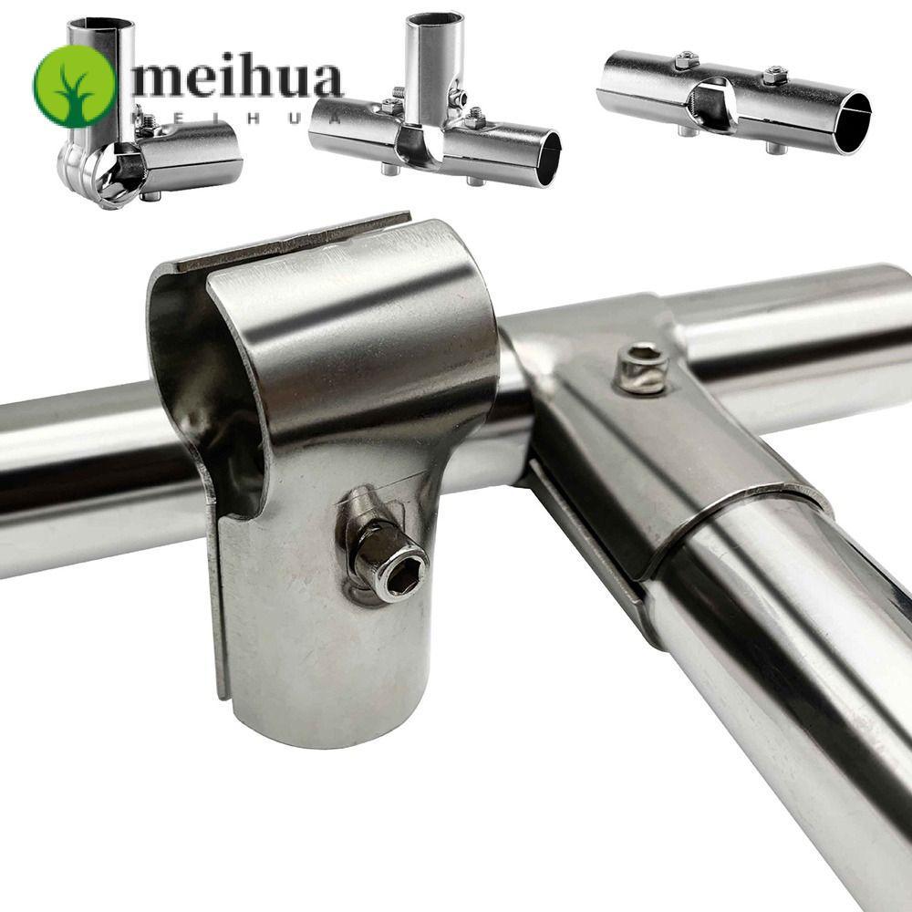 Meihua แคลมป์ข้อต่อท่อ สเตนเลส ทรงกลม 1 ชิ้น