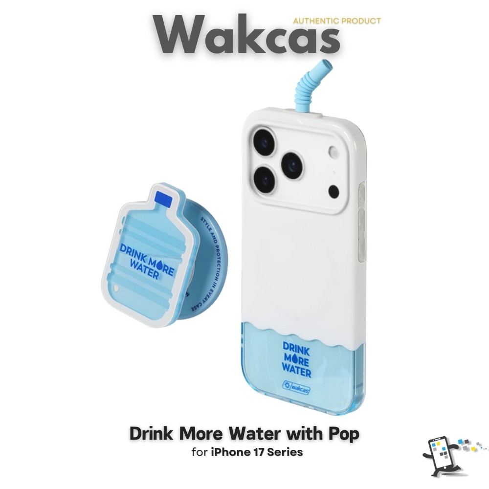 Wakcas Drink More Water Magnetic with Pop เคสสำหรับ iPhone 17  Series และ iPhone 16 Series