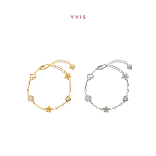 YVIS Loom Band Brass Bracelet - Doodle Collection