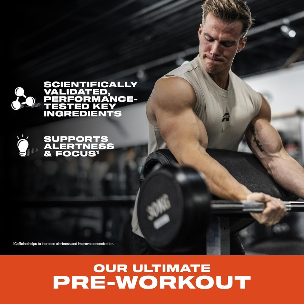 MuscleTech Vapor X5 Pre Workout Powder, Energy Drink with 3g Creatine Monohydrate Powder, Beta Alani