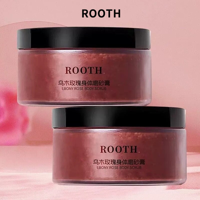 ROTH Body Scrub Rose Body Scrub Brightening Shower Exfoliant Deep Cleansing Body Scrub Body Care Moi