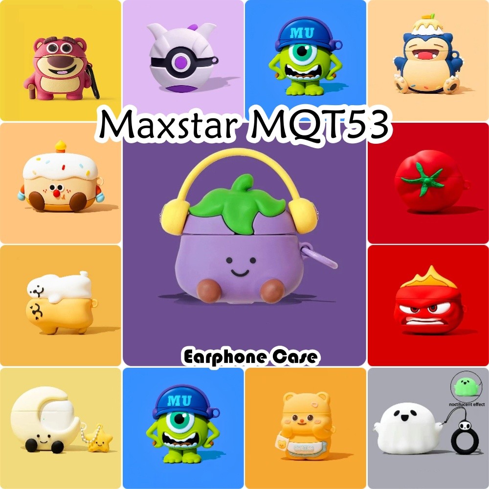 In StockFor Maxstar MQT53 Case Casing Soft Silicone Creative Cartoon Headphone Case Cover NO.2