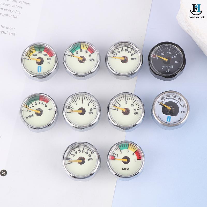 [GA] เกจวัดความดันอากาศไมโคร มาโนมิเตอร์ | เกลียว M10 M8 | 5MPA 10MPA 20MPA 30MPA 35MPA 40MPA 300BAR 3500PSI 5000PSI 6000PSI [TH]