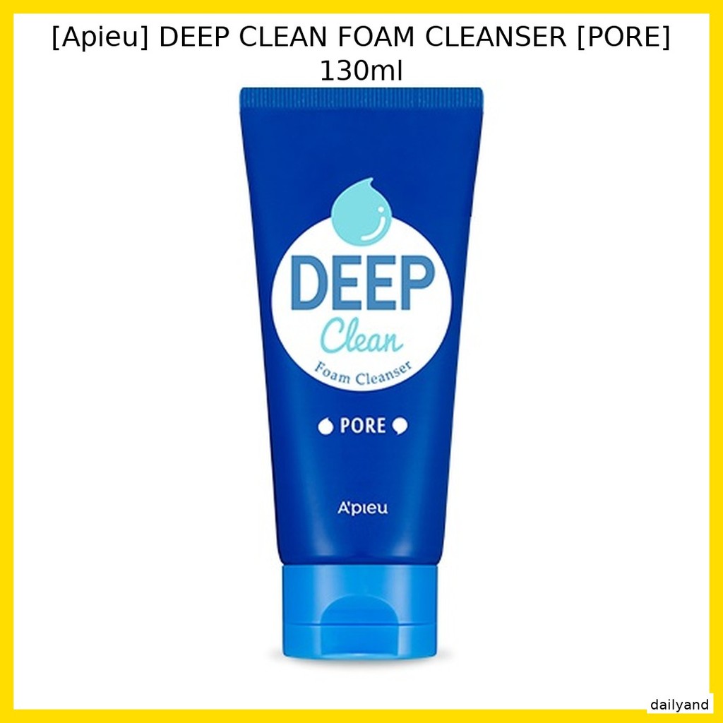 [Apieu] DEEP CLEAN FOAM CLEANSER [PORE] 130ml / Korean Cleanser / Deep Pore Clean / ของแท้ 100% โดยท