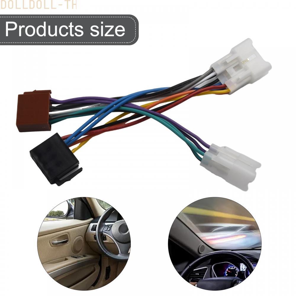 [Dolldoll]Radio Cable Cable Adapter Connector Plug For Toyota Wiring Harness Car