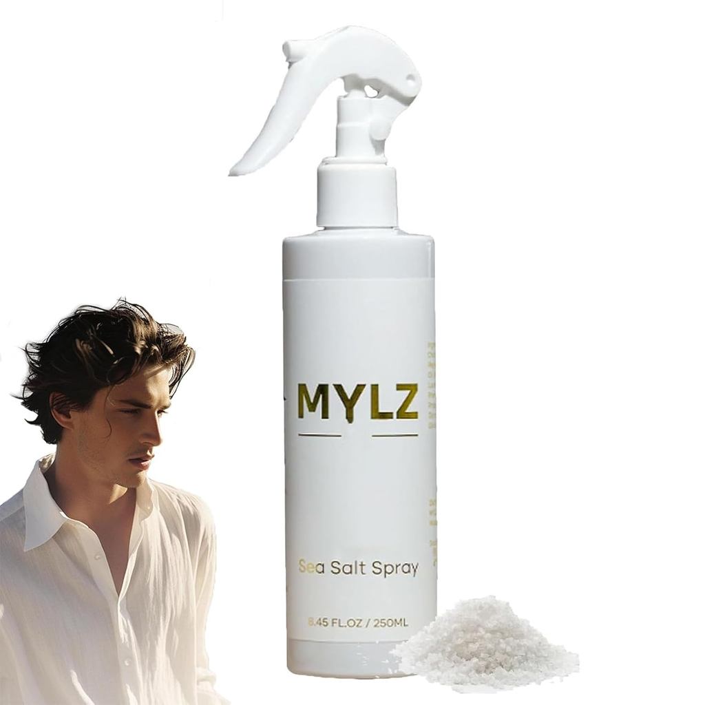 Mylz Sea Salt Spray for Men, Mango Sea Salt Spray & Clay Texture Pack Set, Beachy Mango Texture และ 