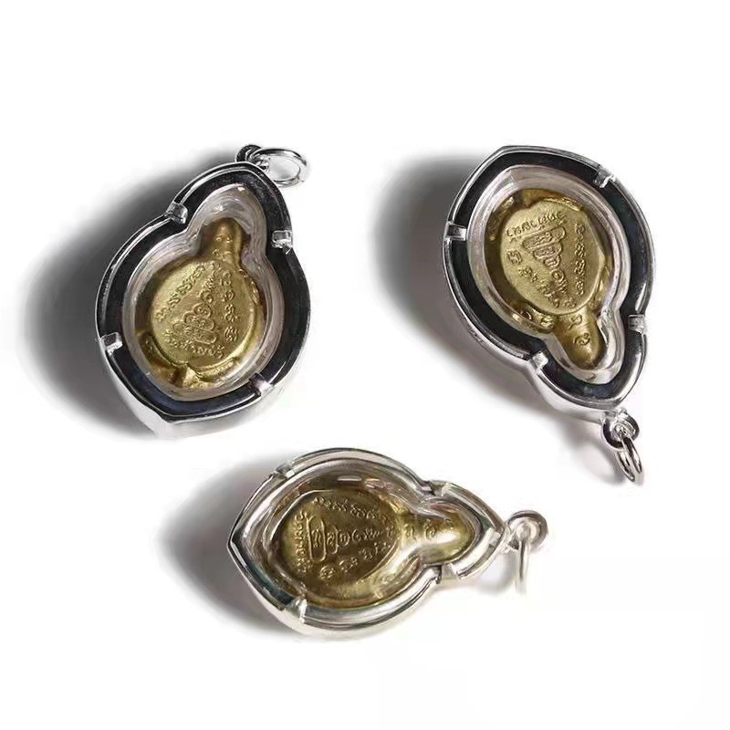 ใหม่ Xiangxu Thailand Buddha Amulet มังกรทองแดงเต่าสร้อยคอจี้โรงงานขายตรง f36