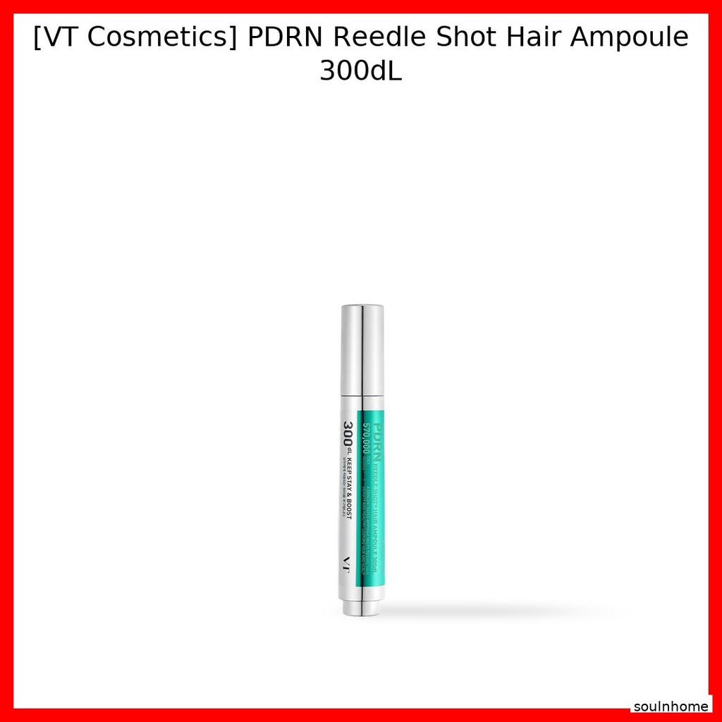 [VT Cosmetics] PDRN Reedle Shot Hair Ampoule 300dL / Korean Hair Ampoule / Revitalizing Treatment by