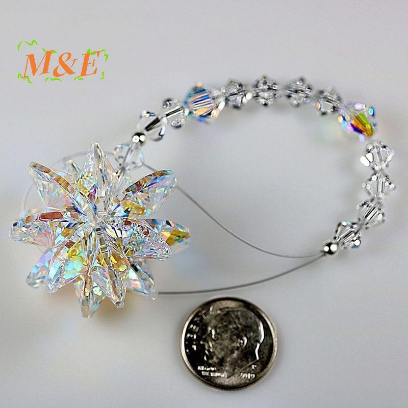 [M&E] แฟชั่นคริสตัลสีสันสดใส Suncatcher Prism เครื่องประดับ Rainbow Maker ตกแต่งหน้าต่างบ้านคริสต์มาสของขวัญ [ใหม่]